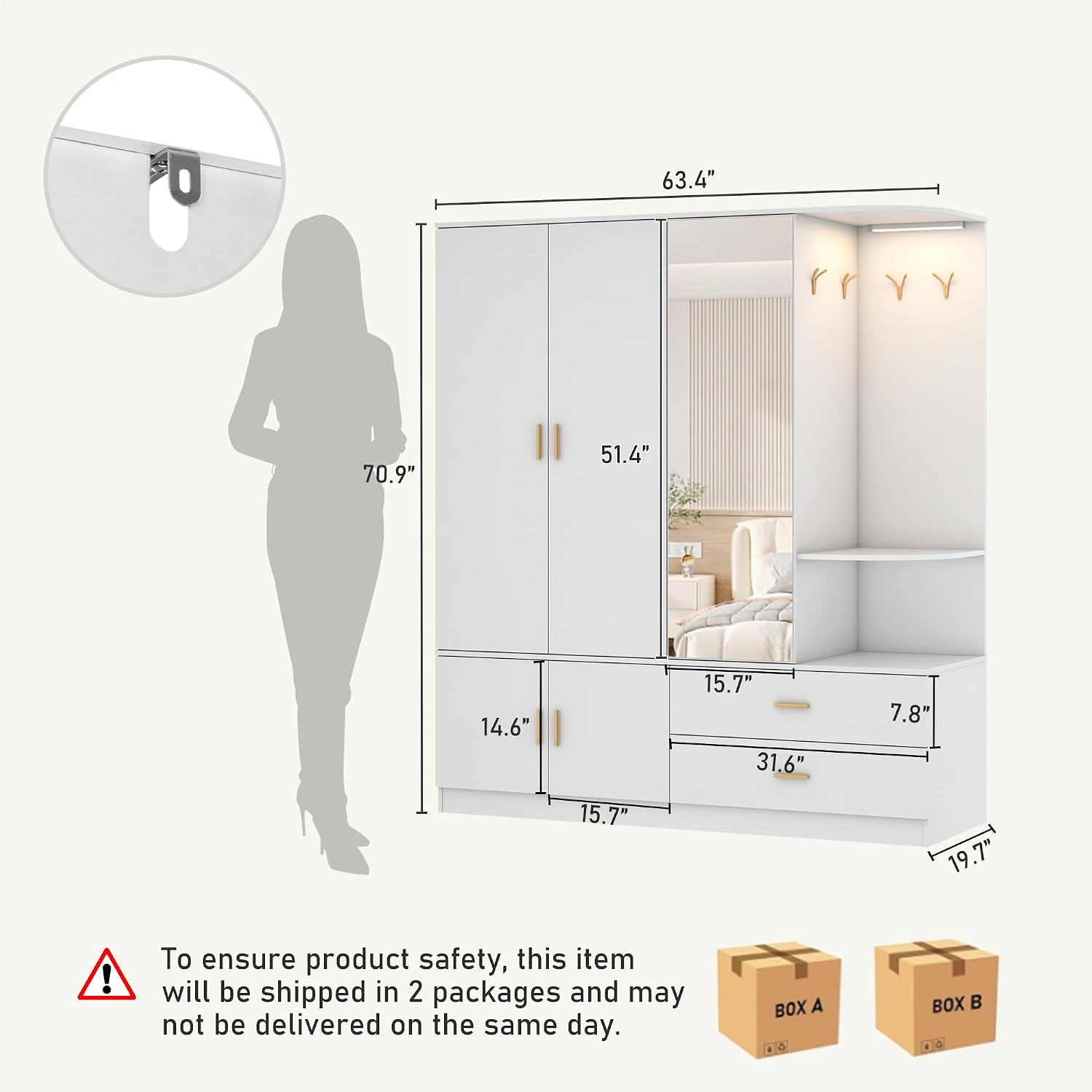 Armoire Wardrobe Closet