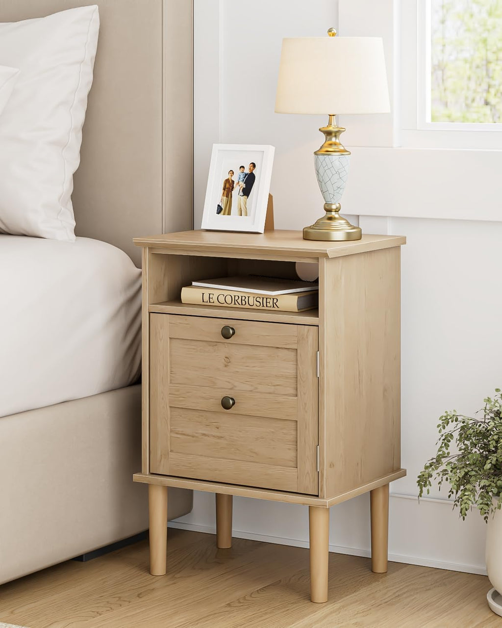 Boho 1 Drawer Nightstand