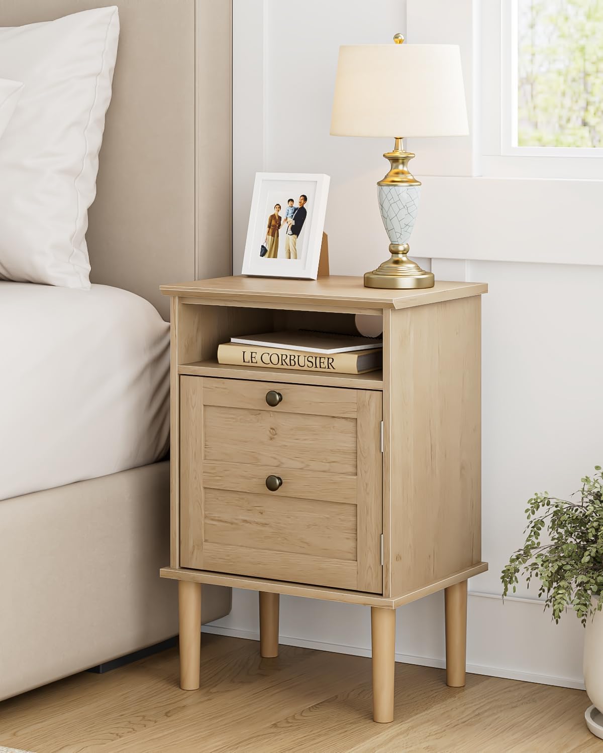 Boho 1 Drawer Nightstand