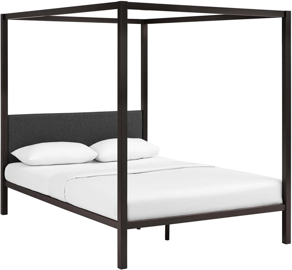 Raina Queen Metal Canopy Bed Frame