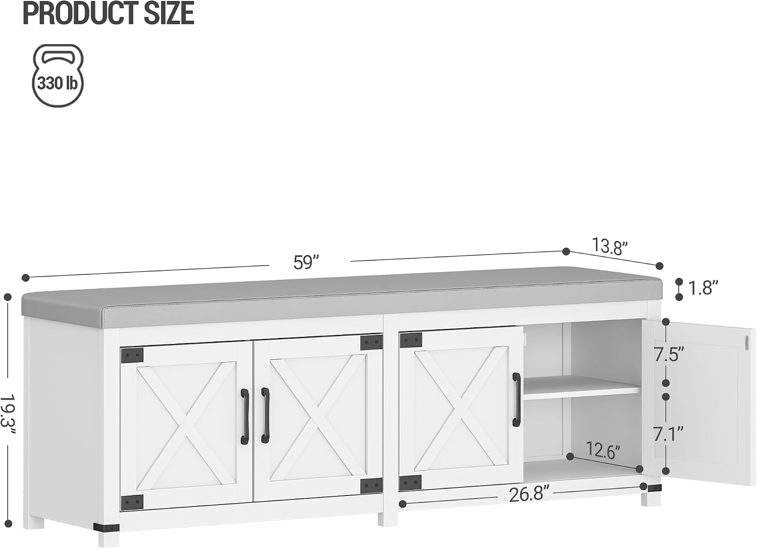 Shoe Storage Bench