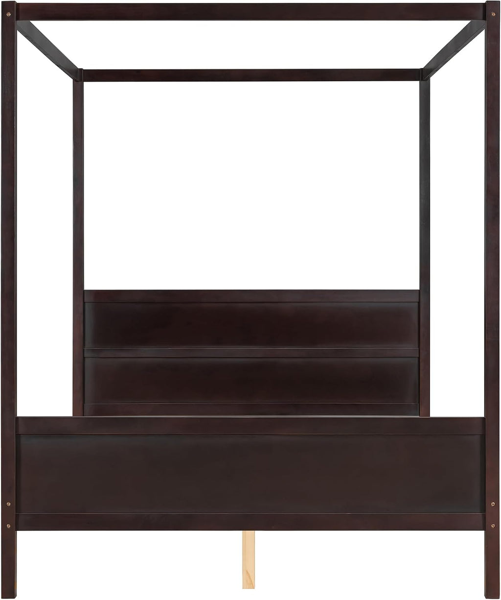 Queen 4 Post Wooden Canopy Bed Frame