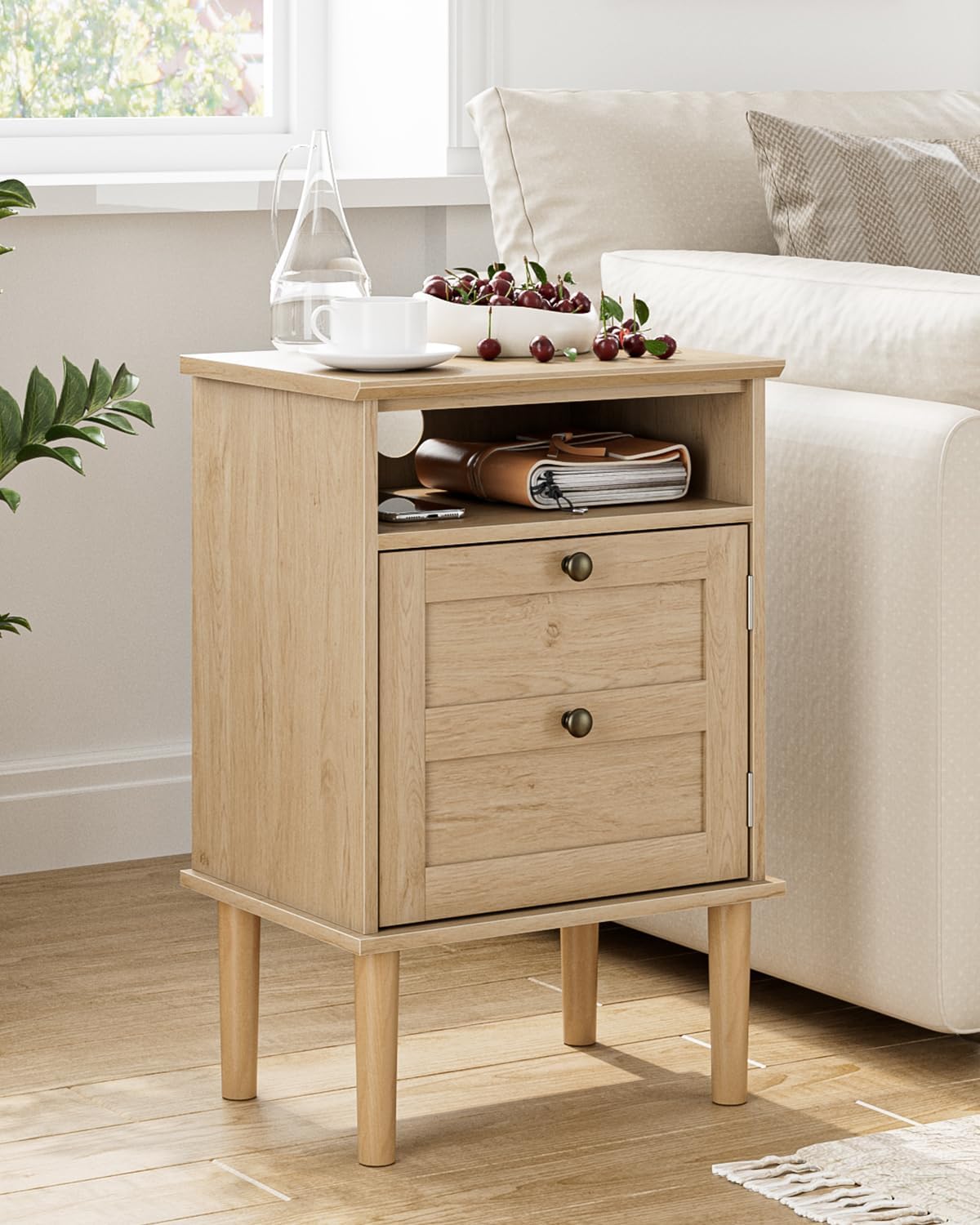 Boho 1 Drawer Nightstand