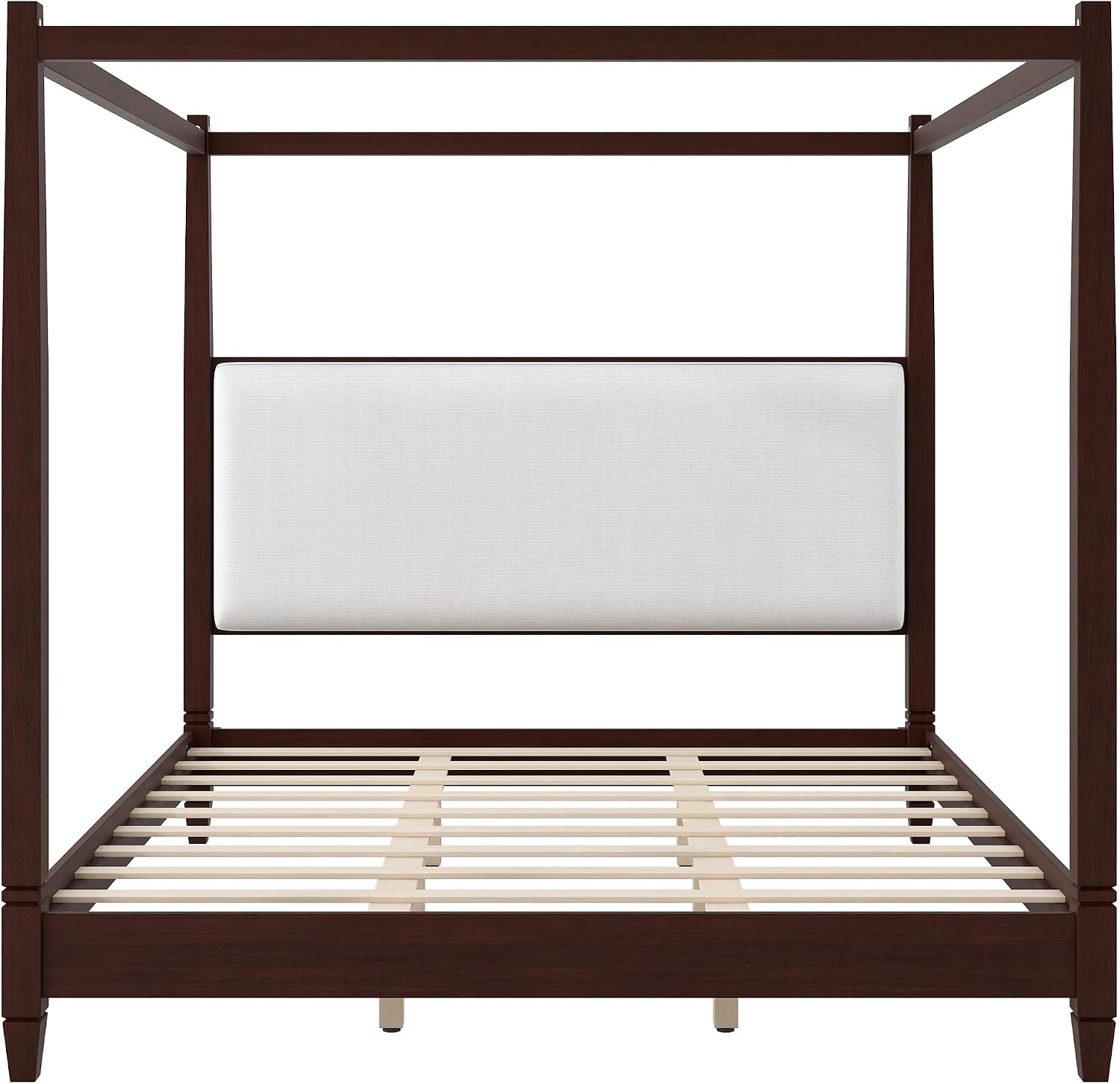King Wooden Canopy Bed