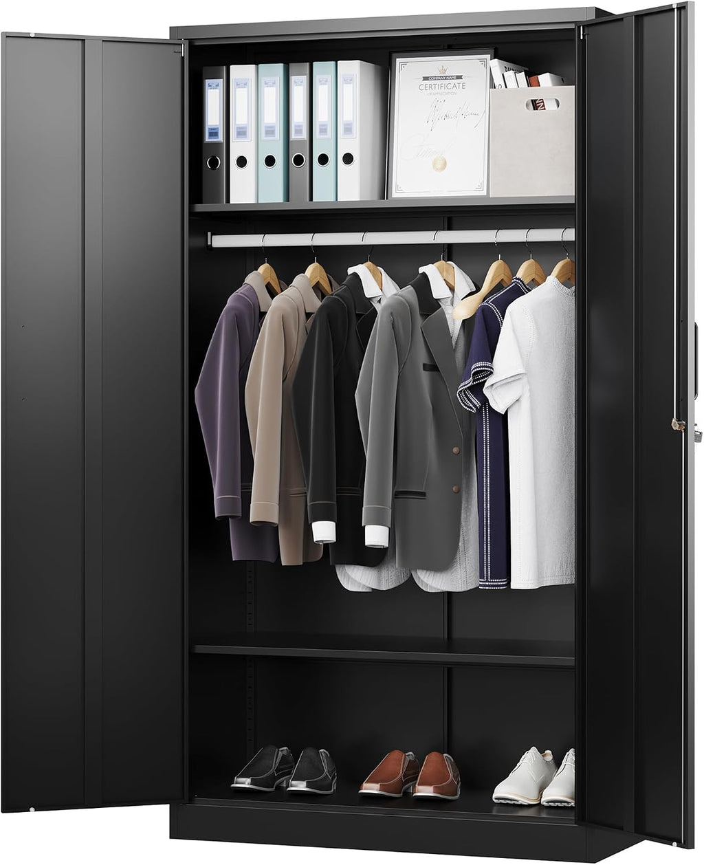 Metal Wardrobe Cabinets with Lock
