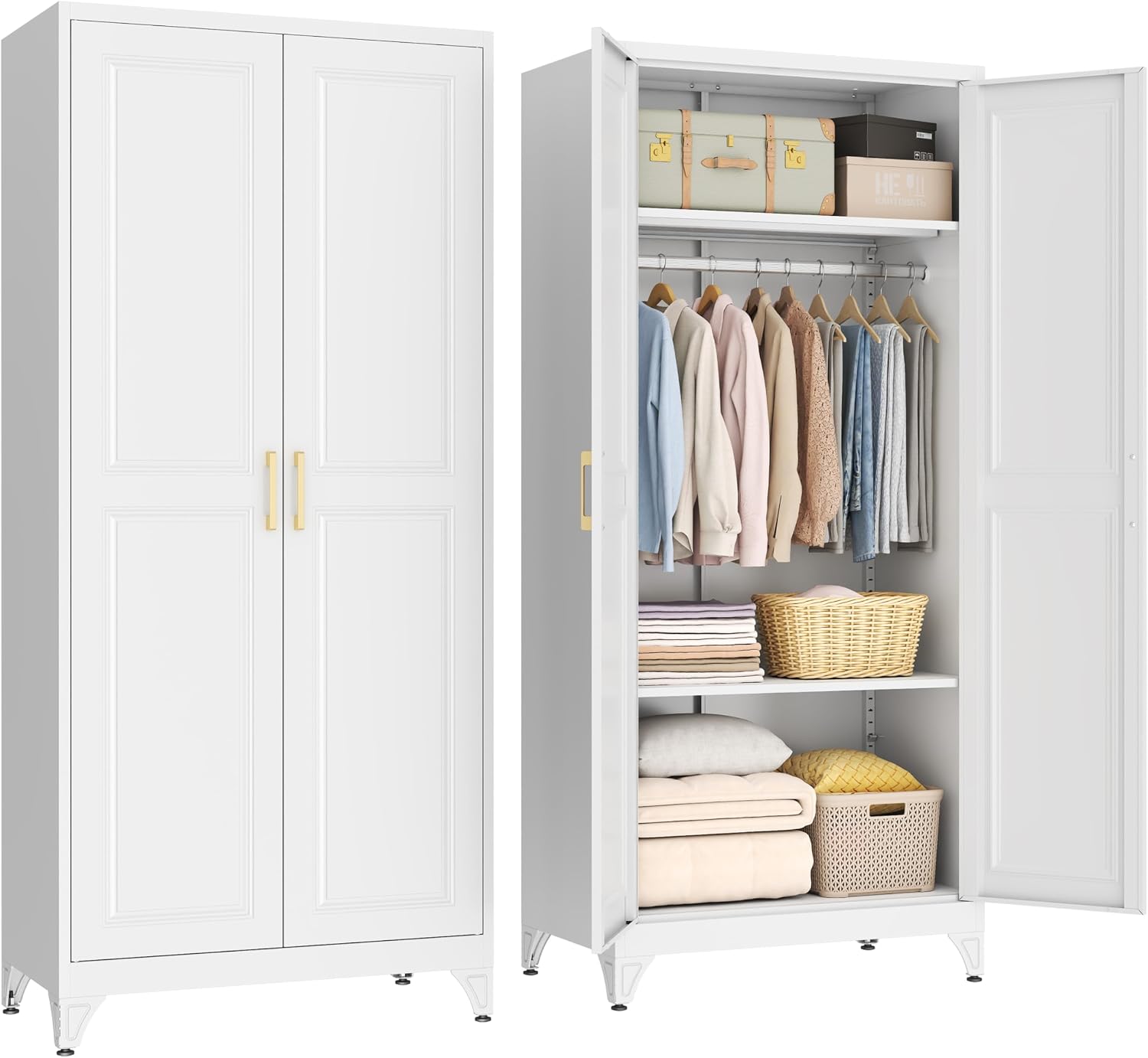 Metal Wardrobe Cabinet