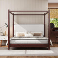 King Wooden Canopy Bed