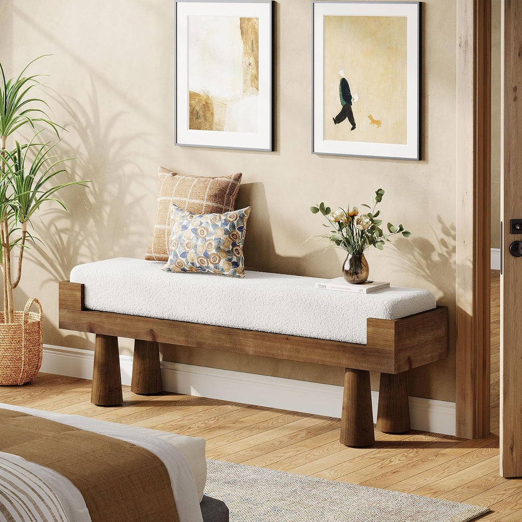 Upholstered Entryway Bench