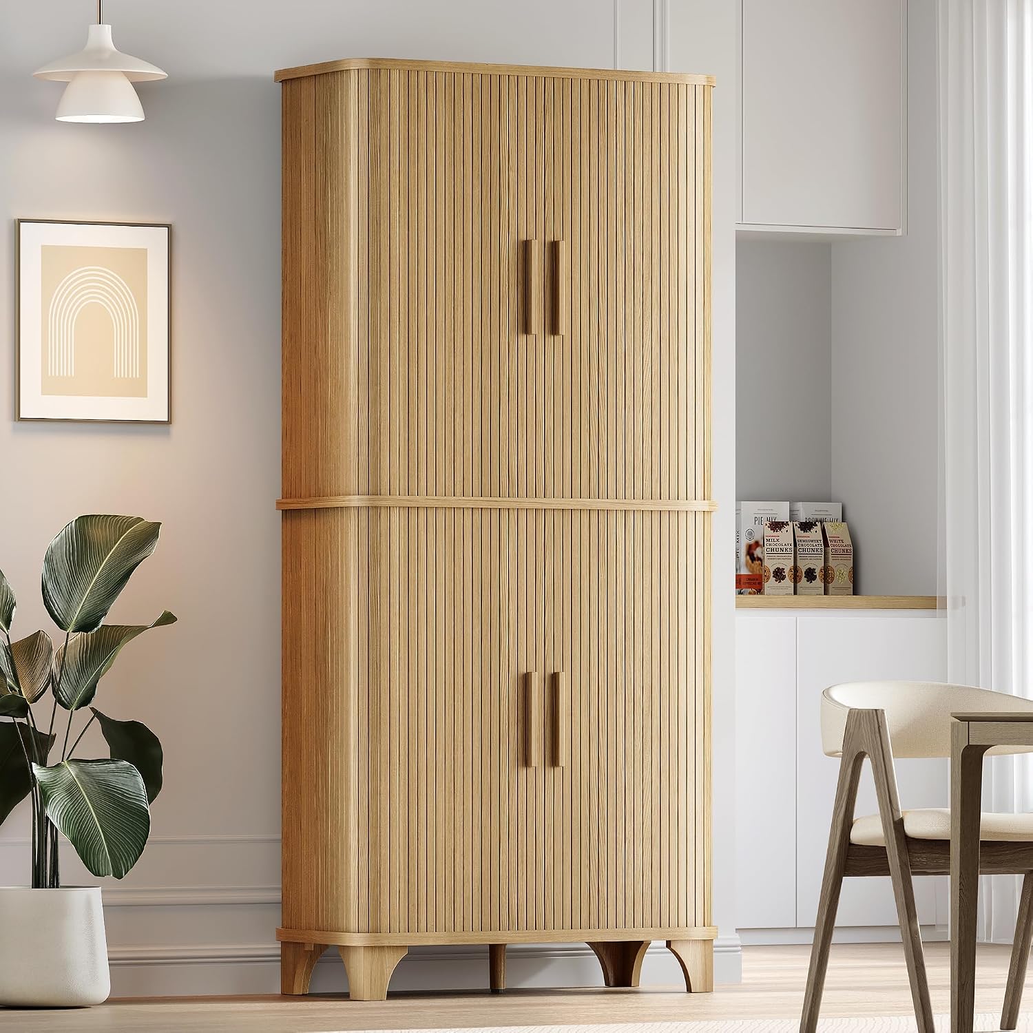 Tall Kitchen Pantry Storage Cabinet