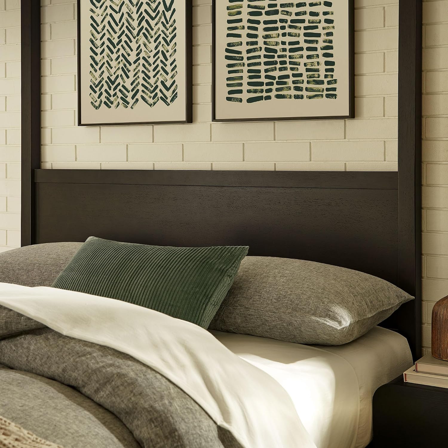 Alva King 4-Post Wood Canopy Bed